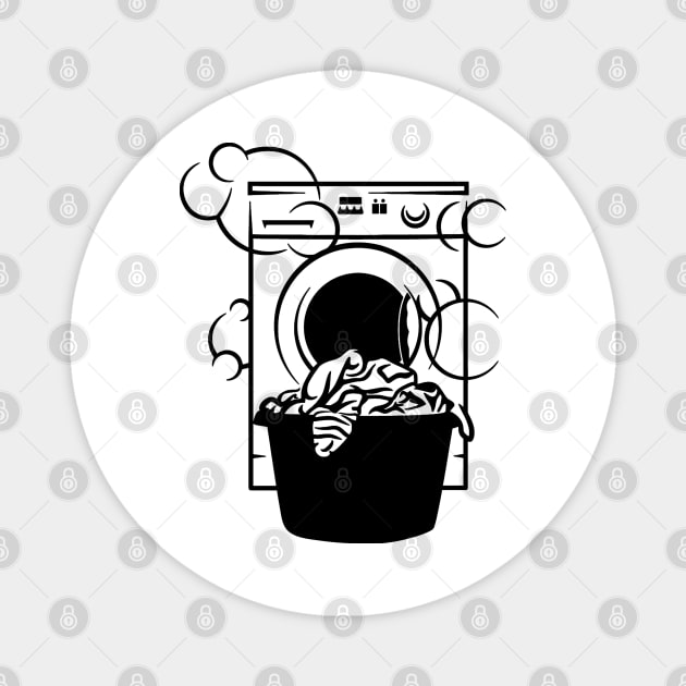 washing machine Magnet by baikteman